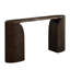 Summit Ash Burl Oval Legged Console Table - Dusk, 61.5 In. W X 33 In. H