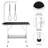 36” Dog Grooming Table with Basket Style Tool Shelf and Adjustable Arm