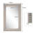 Solid Wood Flat Bathroom Mirror-88082267