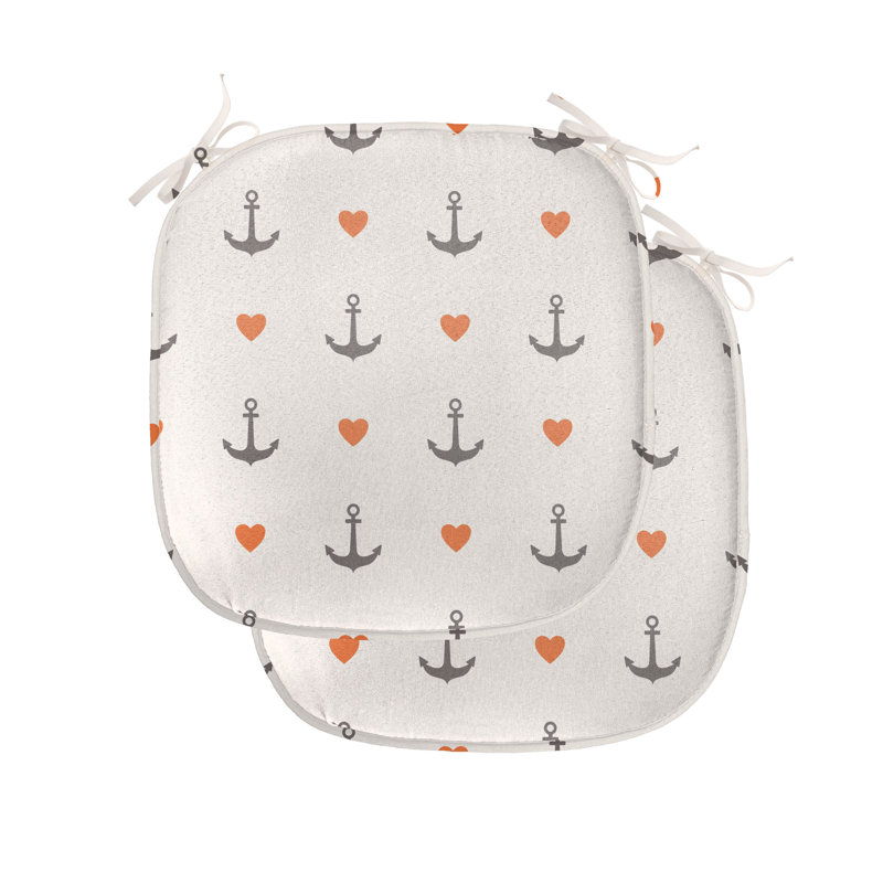 Coussin de siège intérieur / extérieur Anchors and Hearts
