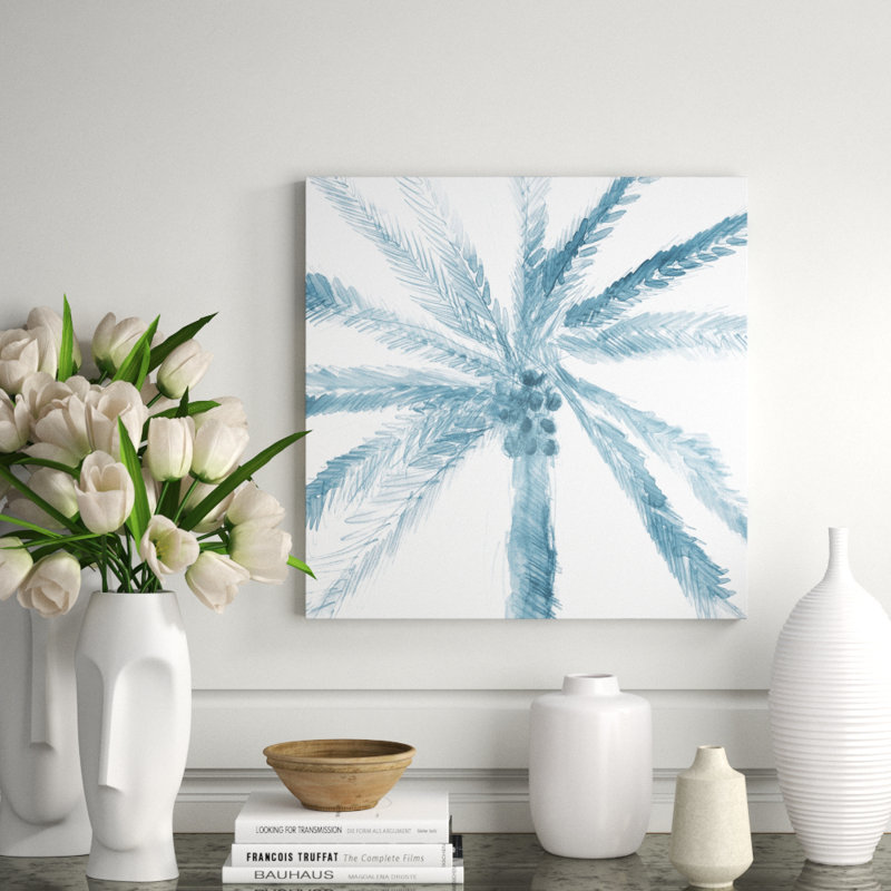 Palm Palms II Print by Barclay Butera, 24" H x 24" W, Image Brush Gel