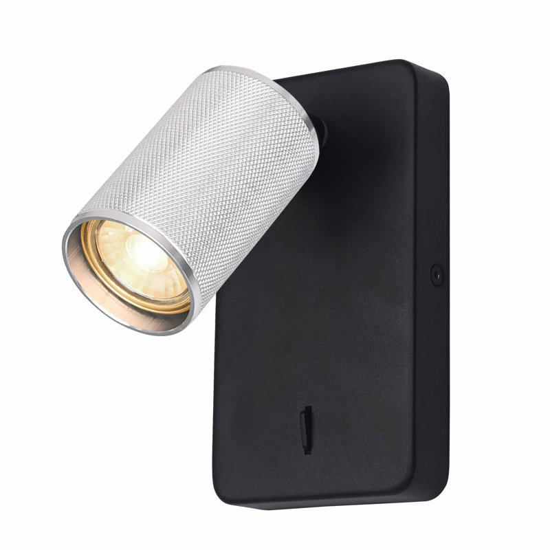 Alexzandyr Flush Mount, Gray, Black