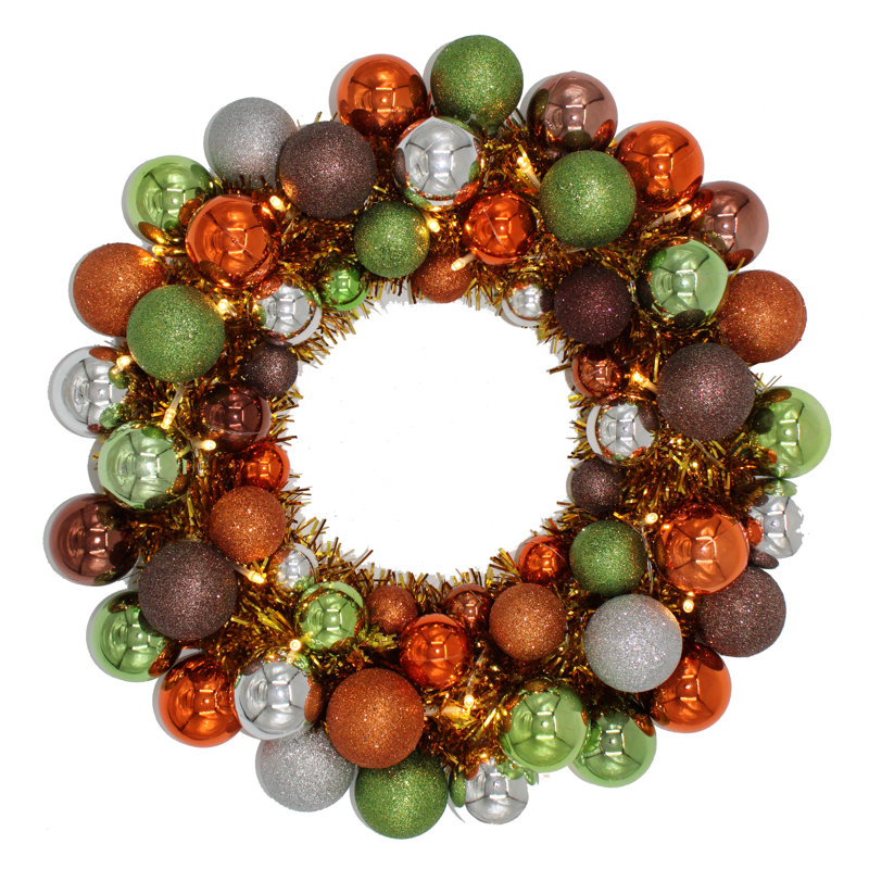 16" Lighted Wreath