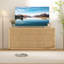 Commode 9 tiroirs cannelée, commode en bois l 58 po-121081208