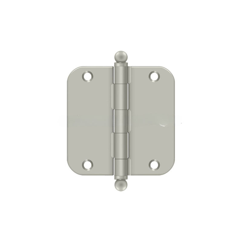 Steel Butt Bearing Hinge, Brushed Nickel