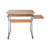 Techni Mobili Compact Computer Desk With Side Shelf And Keyboard Panel, Cherry