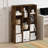 11-Cube Reversible Open Shelf Bookcase,