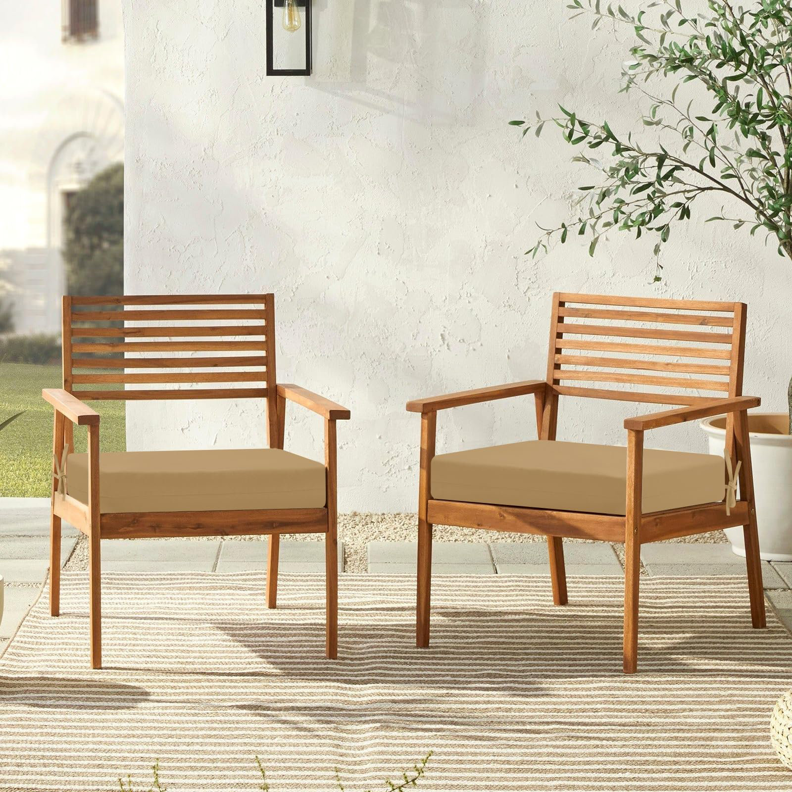 Hokku Designs Water-Resistant Square Corner Patio And High Density