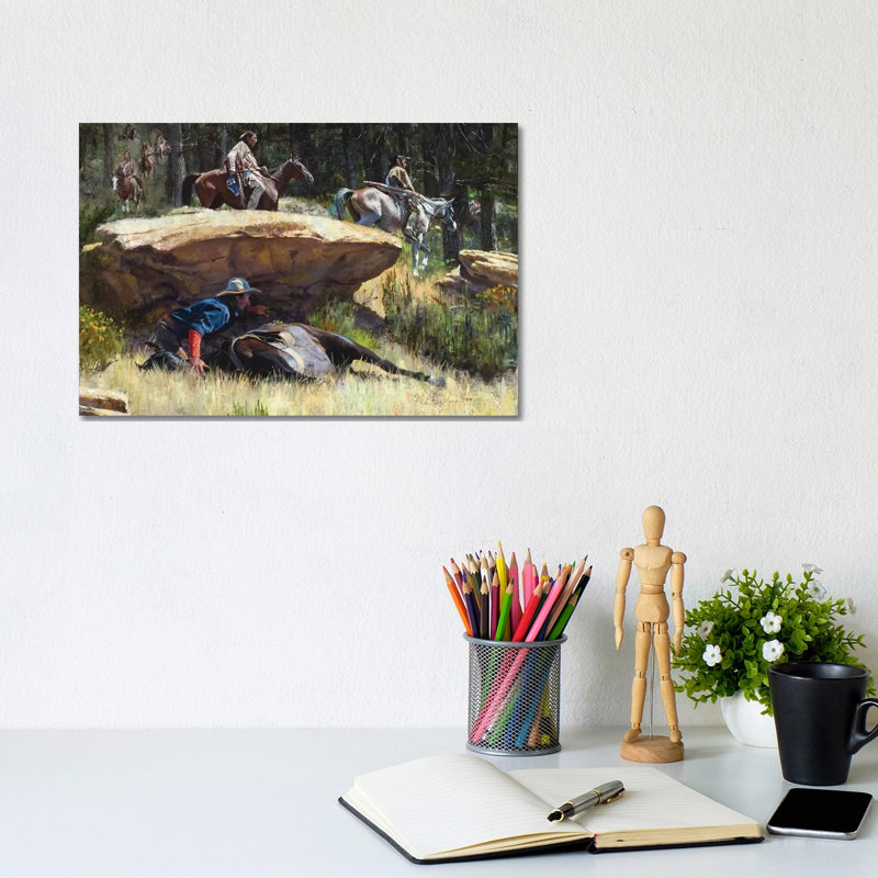 Hold Steady Redo by David Edward Kucera - Wrapped Canvas Print, 20.32 cm H x 30.48 cm W