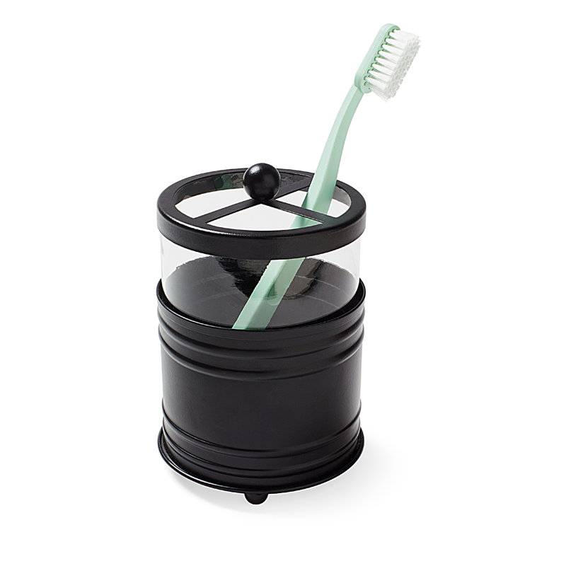 Porte-brosse à dents Bertasi Gerrell, Noir mat