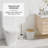 Complete 11 Piece Bathroom Accessory Set with Bamboo Accents, Trash Can, Toilet Brush & 5 Shower Caddies Included-124010467