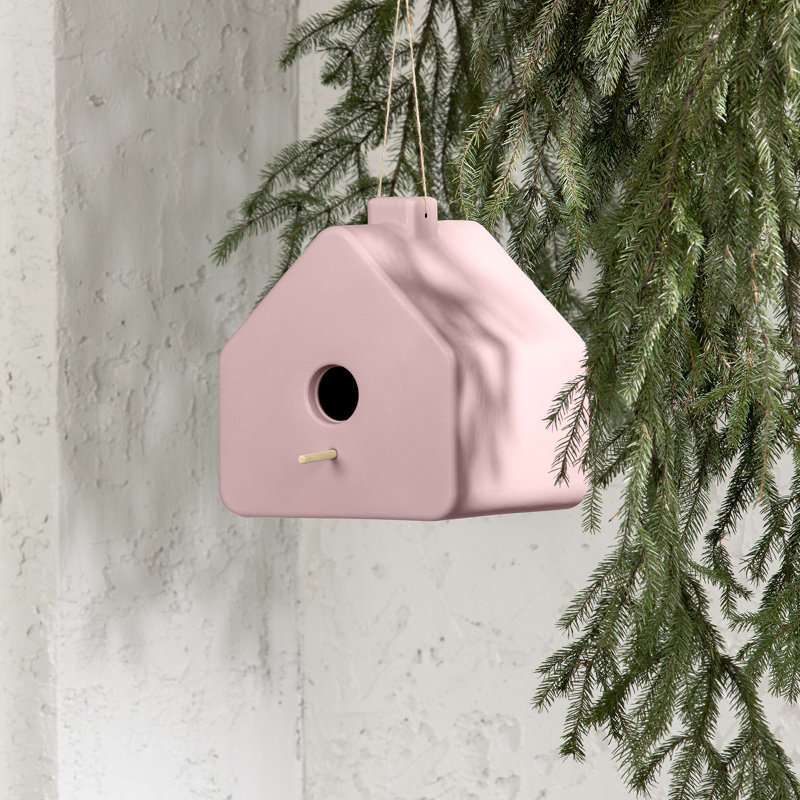 Maison d'oiseaux décorative Dalya, Rose rosé