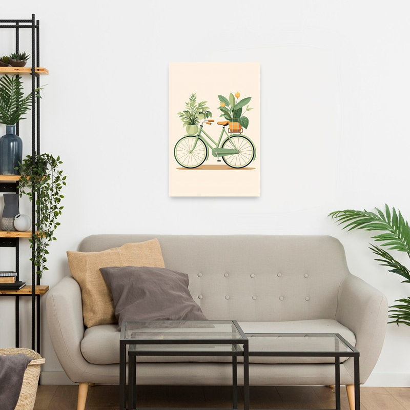 Impression d'art mural botanique contemporain, 24" H x 16" W