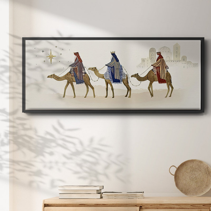 Collection Away in a Manger - Toile encadrée, H 8 po x l 20 po