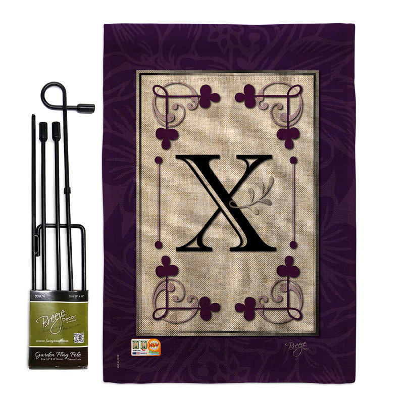 Ensemble de drapeaux 19 po x 13 po Wintham Classic, X
