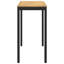 Acacia Metal Base Dining Table-899623383-899623377-899623379