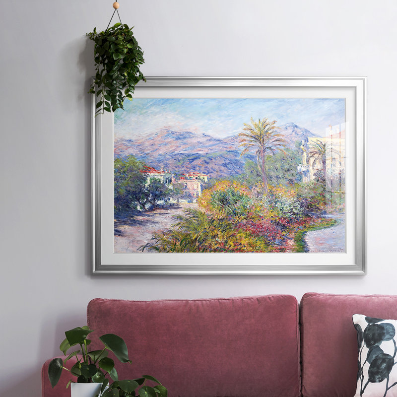 Strada Romana In Bordviera, 1884, reproduction d'art sur papier, Argent, H 30 po x l 44 po x P 1,5 po