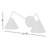 Dale LED Armed Sconce-224472052