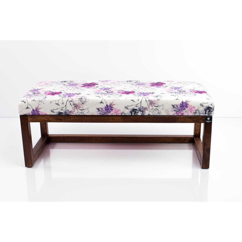 Velvet Upholstered Bench, 40 x 110 x 35 cm