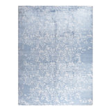 Overdyed One-of-a-Kind Rectangle 9'1" X 12'2" Hand Knotted Area Rug