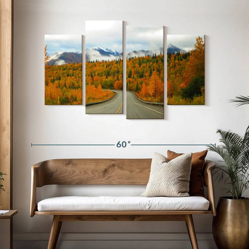 Mehar Autumn Time Parks Highway, 32" H x 52" W