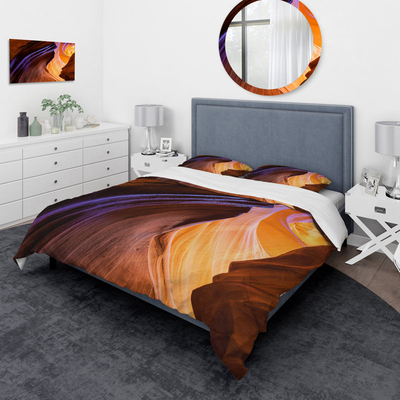 Ensemble de housse de couette traditionnelle, Housse simple + 1 taie décorative