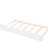 Daybed With Twin Trundle In White, Solid Wood For Multi-purpose Rooms Size Trundle, Robust Construction Extra Sleeping Option