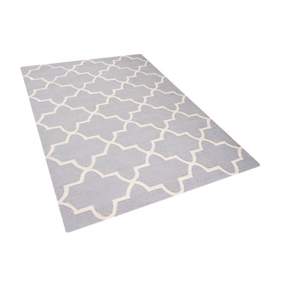 Jalyn Geometric Wool Hand Woven Area Rug