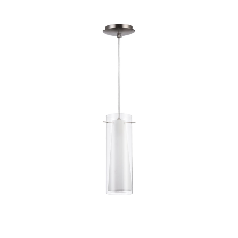 Almerton 1 - Light Brushed Nickel Single Pendant
