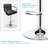 Square Back With Armrest Adjustable 32.5" Bar Stool-1727440360