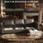 99" Leather Upholstered Sectional Sofa with Hidden Storage-387696369-387696364