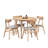 42.01 Inch Saving Place Table,Wooden Dining Table For 4 Persons,Modern Design Round Kitchen Table For Living Room,Apartment,Restaurant-1932261313