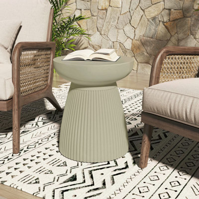 Table d'appoint H 20 '', table de patio intérieur et extérieur
