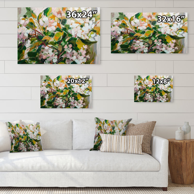 " Impressionism Style ", 24" H x 36" W x 1" D, Wrapped Canvas