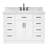 Tidworth 48'' Solid Wood Single Bathroom Vanity with 1.5'' Carrara Marble Top Sink-1125735234-1092024139