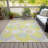 Washable Geometric Indoor / Outdoor Rug-109569985