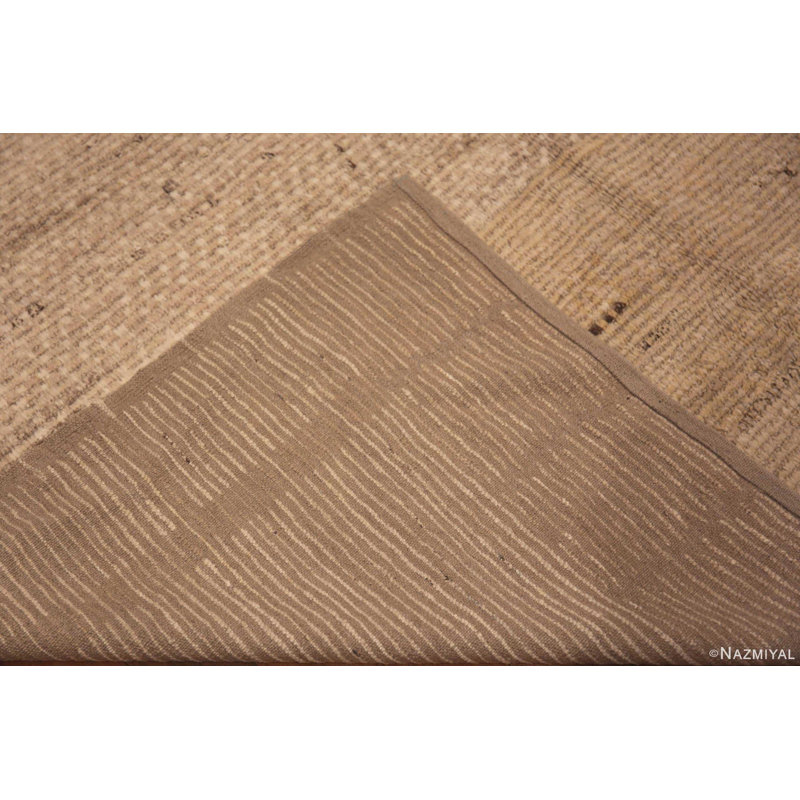 Tapis au design abstrait moderne et unique en couleurs douces