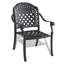 Ensemble de meubles de patio en aluminium coulé 5 pièces avec coussins