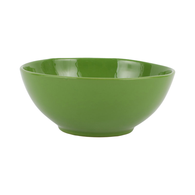 Cucina Fresca Terra Cotta Serving Bowl, Turquoise
