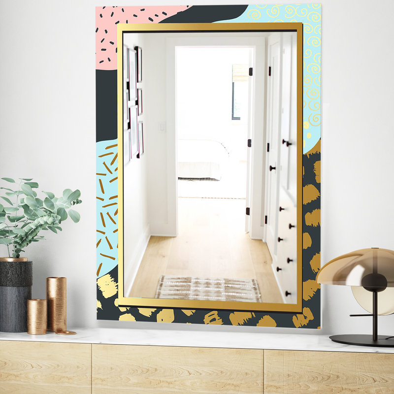 Miroir d'appoint Playful Glam, H 39,4 po x l 29,5 po