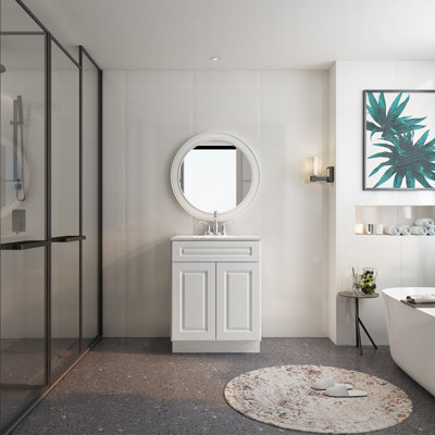 Base de meuble-lavabo simple 24 po seulement