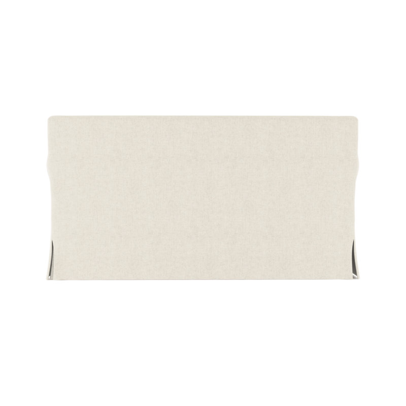 Causeuse Crosby, Lin à tissage carré albâtre, H 32,5 po x l 60 po x P 43 po, Brun foncé