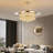 42" Retractable Crystal Fandelier Ceiling Fan With Light, Dimmable LED, 6 Speed, Reversible Airflow, Remote & App Control For Bedroom Living Room