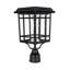 Grand Prairie Bulb Solar Light – Wall/Pier/3” Fitter Mounts – Black