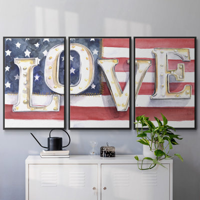 «National Anthem Collection A», reproduction sur toile flottante 3 pièces