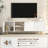 White Modern TV Stand Fluted 68" t, Entertainment Center with Storage Doors, TV Console Media Cabinet,  for 55+ Inch TV, Living Room