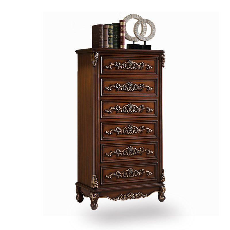Commodes et commodes rectangulaires en bois massif brun