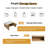 36" Wall-Mounted Bathroom Vanity  Base