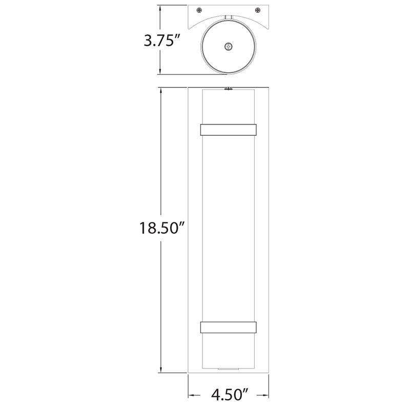 Deveral Steel Wall Light
