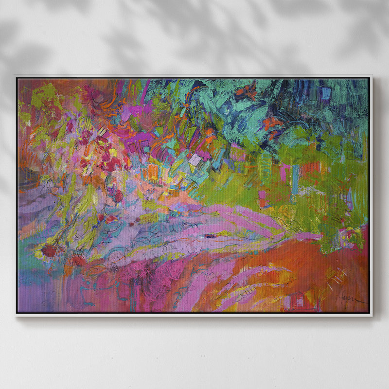 Passion Diva, toile encadrée de qualité supérieure - prête à être accrochée, H 17 po x l 25 po x P 2 po